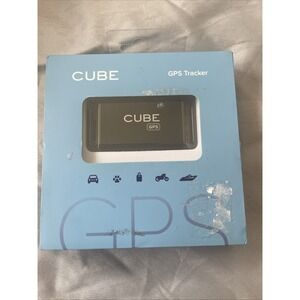 Cube GPS Tracker, Waterproof, Worldwide Coverage Real-Time Tracking Open Box